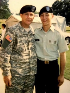 SGT Fain Jr with SGTMAJ Fain